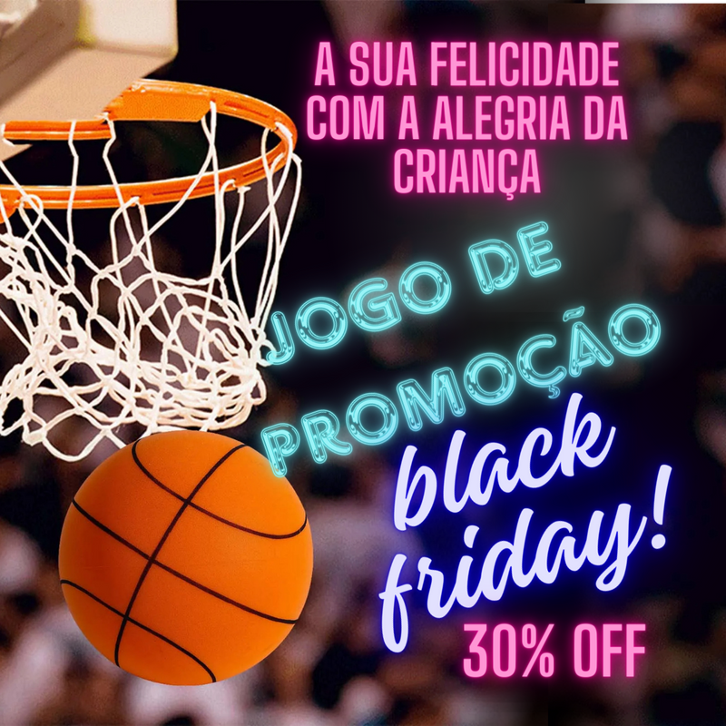 Bola Silenciosa de Basquete Original Pro Para Crianças Natal