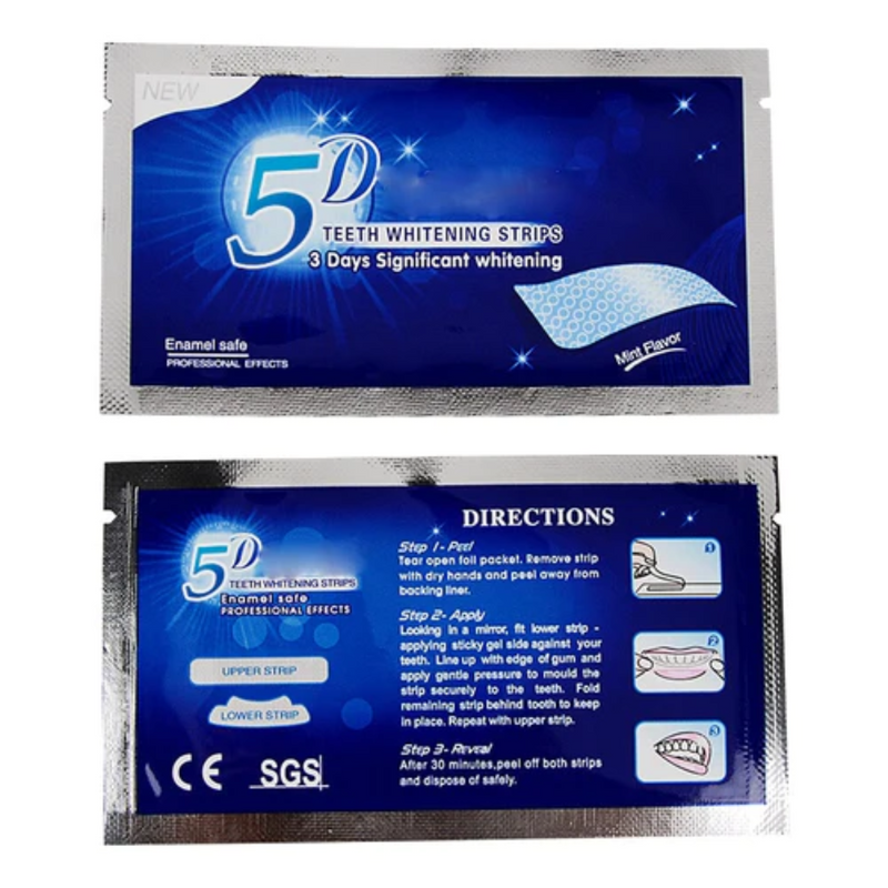 Adesivo Clareamento Dental Brush 5D White Dentes Brancos